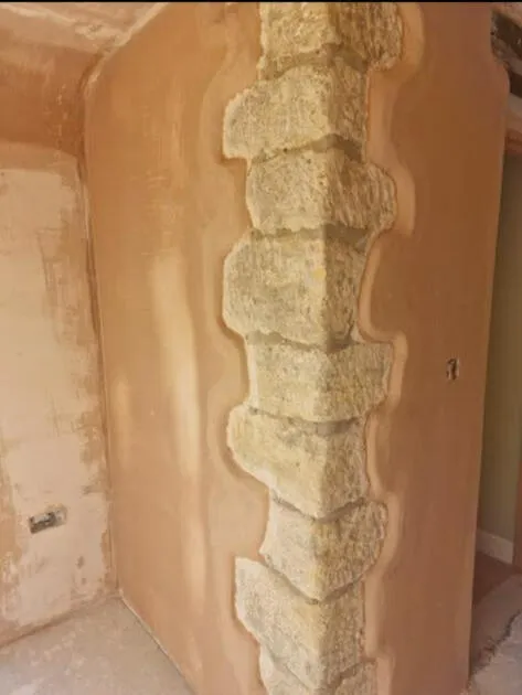 Corner plastering detail